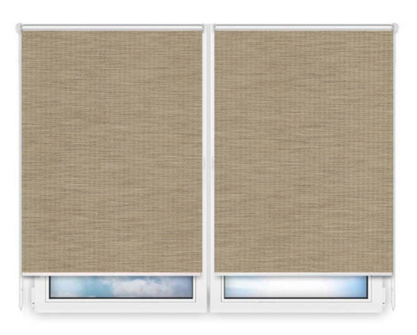 Рулонные шторы Мини Корсо блэкаут коричневый цена. Купить в «Мастерская Жалюзи»